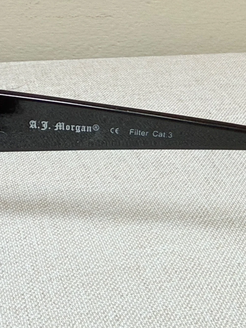 Vintage Look AJ Morgan Chocolate Brown Cat Eye Style Sunglasses